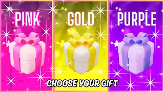 Choose your gift🎁🤩🤮3 gift box challenge #wouldyourather  #chooseyourgift #pickonekickone #giftbox