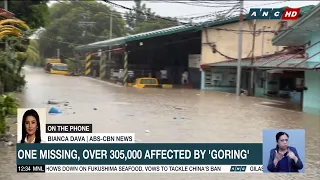 One missing, over 305,000 affected by 'Goring' | ANC