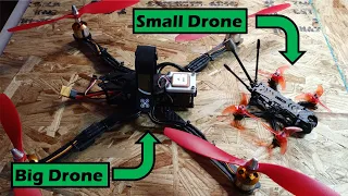 Building, Flying, and Crashing a Bigger Drone