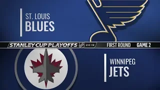 Blues vs Jets  First Round  Game 2    Apr 12,  2019