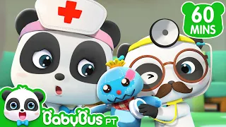 Doutorzinho dos Brinquedos 🐼🩺🧸 | 1 HORA DE BABYBUS BRASIL | Músicas Infantis e Desenhos Animados