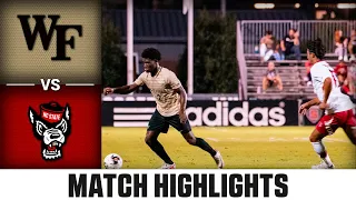 Wake Forest vs. NC State ACC Men's Soccer Highlights (2023)