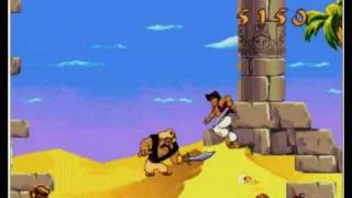 Aladdin, "The Desert", Level 2, Sega Genesis