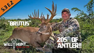 200 inch Ohio Whitetail on OPENING DAY!! The Hunt for "Brutus"