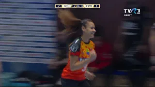 Cupa EHF CS Gloria 2018 Bistrița-Năsăud - Érd NK. Prima repriză