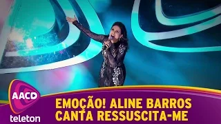 Teleton 2016 - Aline Barros canta "Ressuscita-me" e emociona o público