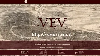 Vocabolario storico-etimologico del veneziano - (VEV)