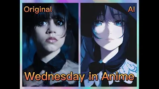 If Wednesday In Anime - Neural Network