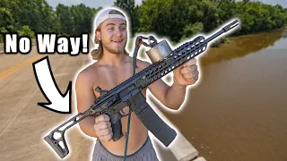 My Best Magnet Fishing Find EVER- AR-15 Found Magnet Fishing