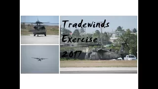 Tradewinds Exercise 2017 | Sikorsky UH-60 Black Hawks and C-295!!