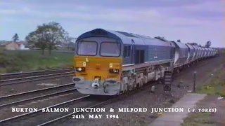 BR in the 1990s Burton Salmon Junction & Milford Junction on 24th May 1994