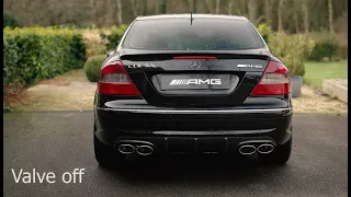 CLK 55 AMG Sound - Custom pipe, exhaust sound with valve