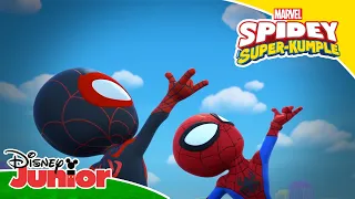 🕸️ Najlepsze momenty Gwen | Spidey i Super-Kumple | Disney Junior Polska