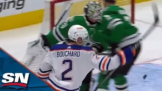 Evan Bouchard Shows Off Soft Hands Before Picking His Spot vs. Stars