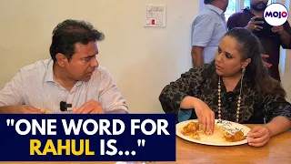 A Spicy Lunch in Telangana With KTR | "B-Team, B-Team, I Have  B=-Word For Rahul Too" I Barkha Dutt