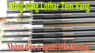 Nòng súng PCP - Nòng Lothar Wather Tem Vàng Loại 1 - Bán lẻ tét trước khi gửi -Shop Hà Linh