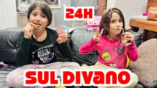 24H SUL DIVANO CHALLENGE!! #vanessaeanastasia #mammaromina