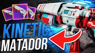 We Got a Craftable Kinetic Matador in Destiny 2 now ! (Someday)