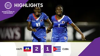 Concacaf Womens Under-20 Championship | 2022 Highlights: Haiti vs Cuba