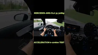 AMG CLA 35 0-100km test