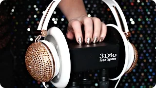 ASMR Mermaid Pillows, Headphones, Ear Peeling, Case Scratching/Tapping, Ear Brushing | 1 Hour 3Dio