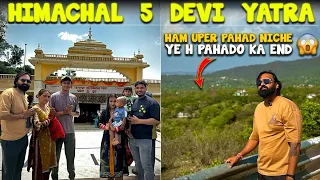 Amazing views😍 ham uper pahad niche😲||Chintpuri devi ke Kare darshan🙏|| Himachal 5 devi yatra|| Ep.4