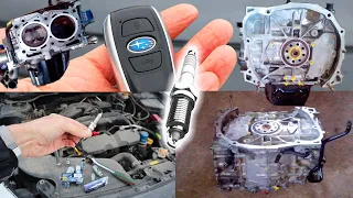 How Much Is It Necessary To Disassemble The Subaru's Opposition Engine To Replace The Spark Plugs?