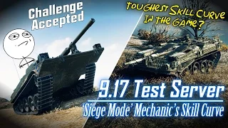 9.17 T.S. – 'Siege Mode' Mechanic's Skill Curve || World of Tanks