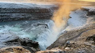 Amazing Golden Circle tour in wintry Iceland | Gullfoss Waterfall, Geysir, Kerid Crater, Thingvellir