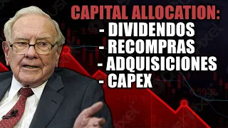 🔥W.BUFFETT EXPLICA cómo las EMPRESAS deben INVERTIR su DINERO |👉Dividendos, Recompras, M&A, etc..