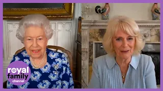 The Queen and Camilla Speak to Volunteers with the Royal Voluntary Service