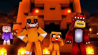 LA CONSTRUCCIÓN MÁS TERRORÍFICA en MINECRAFT 🎃😈🔥 | MIKECRACK, RAPTORGAMER, MIKE EXE, DULLKON