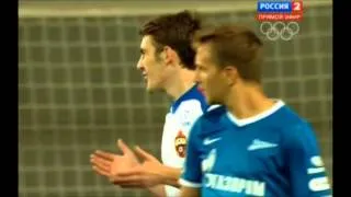 Зенит - ЦСКА  2-0 обзор матча