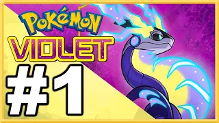 Pokemon Violet WALKTHROUGH PLAYTHROUGH LET'S PLAY GAMEPLAY - Part 1