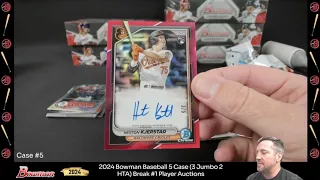 2024 Bowman Baseball 5 Case (3 Jumbo 2 HTA) Break #1 - Case #5