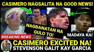 GOOD NEWS! CASIMERO NAGSALITA NA! SUNTOK ni ALAS Sinubukan Kung Malakas | Stevenson Galit kay Garcia