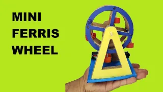 How to Make a Mini Cardboard Ferris Wheel