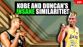 Kobe And Tim Duncan's INSANE Similarities | Highlight #Shorts