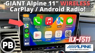 GIANT 11" Alpine Wireless Carplay / Android Radio Demo! | iLX-F11