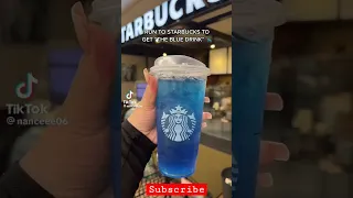 starbucks |blue drink