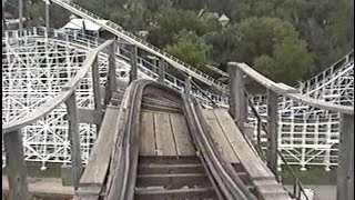 Outlaw Coaster - Adventureland - No Brakes, Straight Through Station