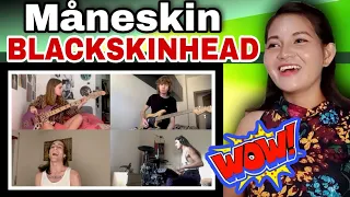 Måneskin - BLACKSKINHEAD | QUARANTINE COVER | REACTION VIDEO