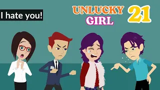 Unlucky Girl Episode 21 - Poor Family Animation Story - English Story 4U.