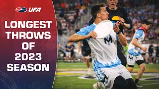 15 minutes of the longest throws from the 2023 season | #ultimatefrisbee