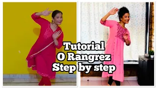 Tutorial- O Rangrez/ easy dance steps/ step by step