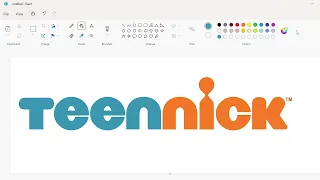 How to draw the TeenNick logo using MS Paint | How to draw on your computer