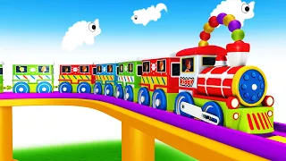 Choo Choo Toy Train toy Factory Cartoon for Kids - Kids Videos for Kids Cartoon