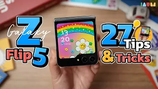สอนใช้ Galaxy Z Flip 5 ละเอียดยิบ | 27 Tips & Tricks ใช้เป็นหมดนี่ คุ้มค่าตัวแน่นอน