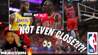 🔥MJ THE GOAT...IT'S OVER!! Jordan Fan Reacts To | MJ Vs Lebron | The GOAT Debate!!😧