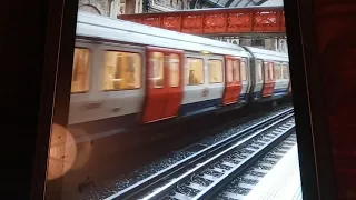 London underground train catch from March 2020 before lock down I visited London